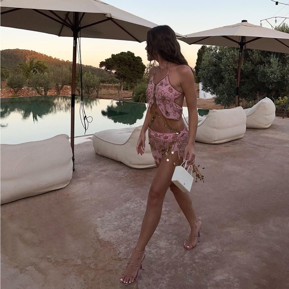 Jeffrey Campbell Gatsby Rhinestone Heels in Lilac - Picture 4 of 10